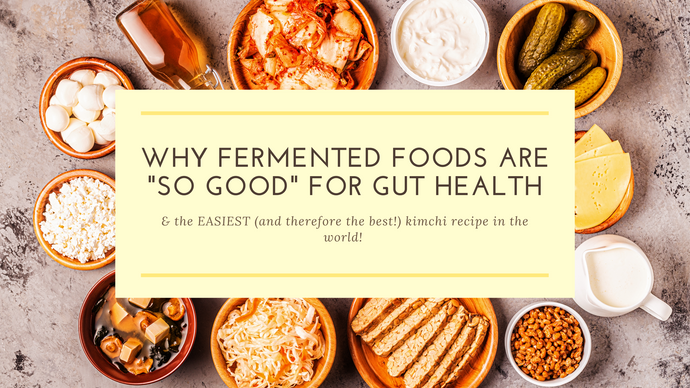 Why fermented foods are "So Good" for gut-health - and the easiest (and therefore the best!) kimchi recipe in the world!