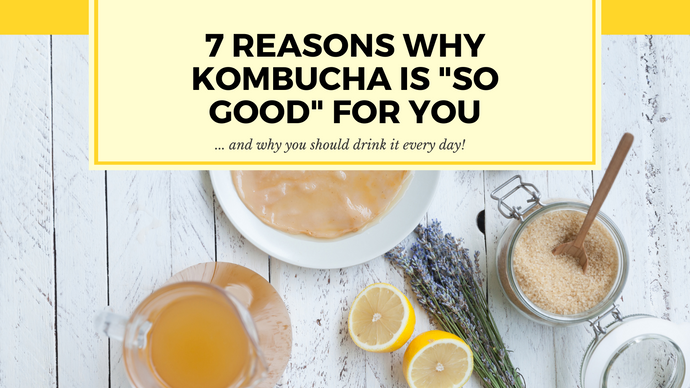 What is kombucha and 7 reasons why it is "So Good"