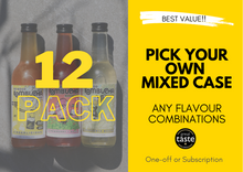 Load image into Gallery viewer, 12 Bottles Mixed Case - CHOOSE YOUR OWN FLAVOURS - SUBSCRIBE FOR AN ADDITIONAL 5% OFF!
