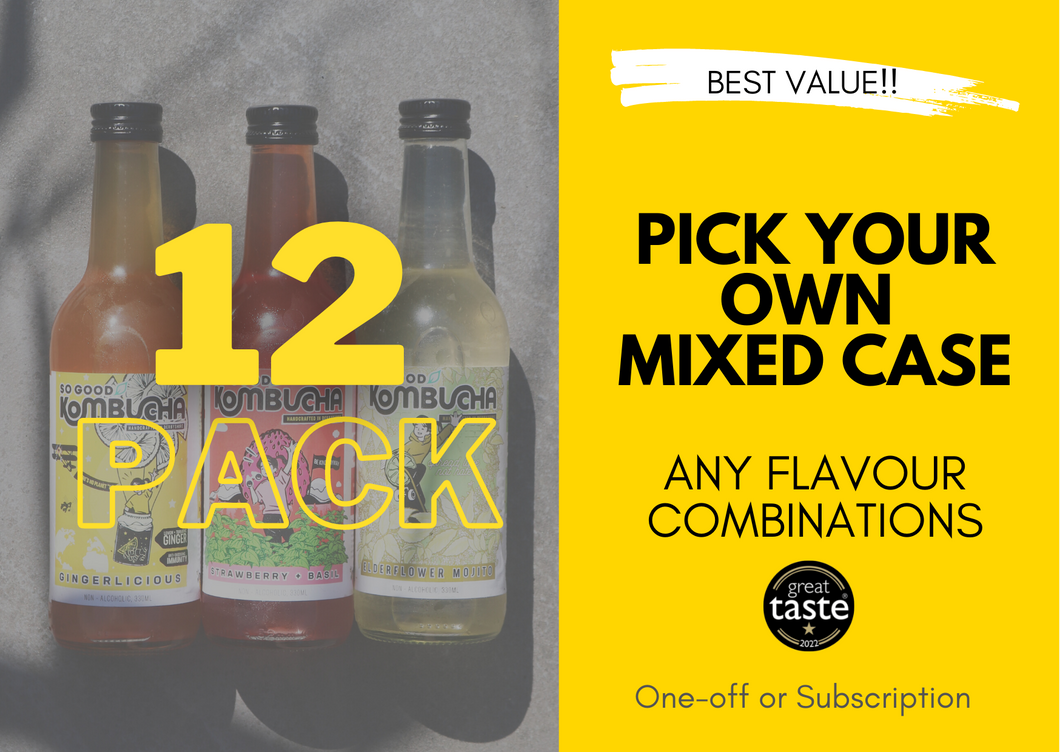 12 Bottles Mixed Case - CHOOSE YOUR OWN FLAVOURS - SUBSCRIBE FOR AN ADDITIONAL 5% OFF!